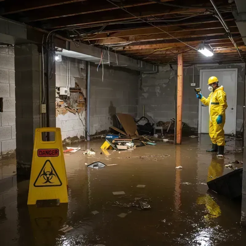 Flooded Basement Electrical Hazard in West Pleasant View, CO Property