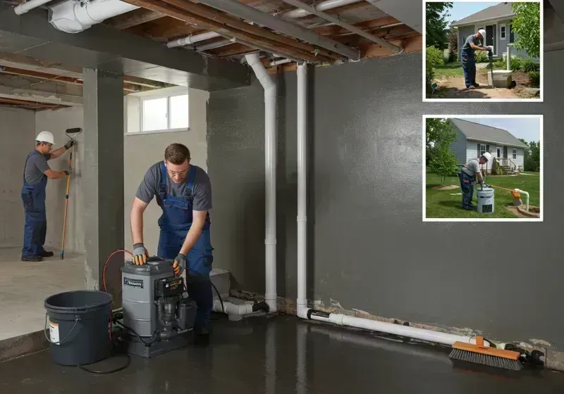 Basement Waterproofing and Flood Prevention process in West Pleasant View, CO